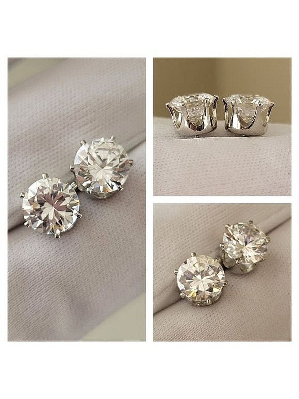 Crystal Stud Earrings #0390